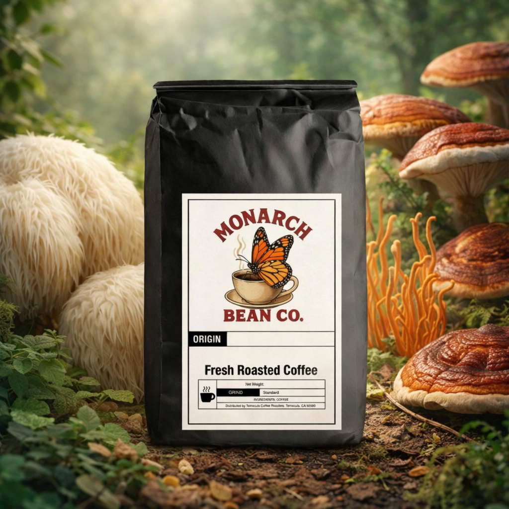 Coffee with Mushrooms Dark Roast